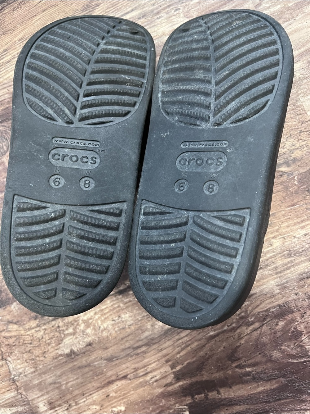 Crocs Bistro Black Slip Resistant Work Clogs Women’s 8 Men’s 6 Nursing Kitchen - Picture 8 of 8
